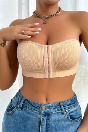 Seamless Front Closure Plunge Bra