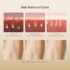 Laser Hair Removal IPL Laser Hair Removal for Women and Men Permanent, 999999 Flashes, At-Home Hair Removal Device for Facial Legs Arms Whole Body Use (White Gold)