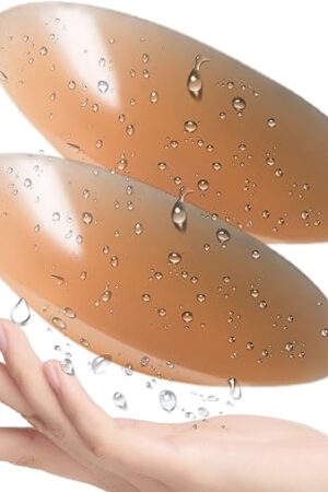 PRETTYWELL Nipple Covers for Women,Waterproof Nipple Pasties Reusable,Ultra Thin Adhesive Silicone Nipple Cover Petals