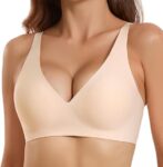 Deep V Bras for Women No Underwire Comfort Wireless