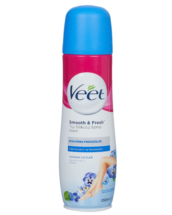 Veet Spray On Hair Removal Cream Legs & Body Normal 150ml