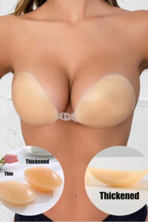 Ladies' Waterproof Thickened Silicone Breast Petals For Small Breast Lift Up & Push In, Special For Wedding Photography